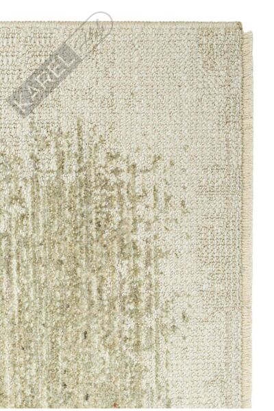 SAHARA SHA 04 CREAM GREEN Hav Toz Vermez Yumuşak Tuşeli Modern Makine Halısı