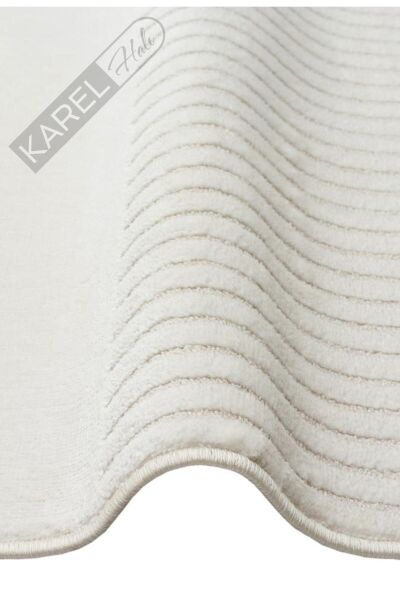 ADEL ADL 03 CREAM Yüksek Alçak Dokulu Yumuşak Tuşeli Modern Makine Halısı