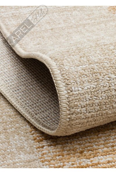 SAHARA SHA 01 BEIGE GOLD Hav Toz Vermez Yumuşak Tuşeli Modern Makine Halısı