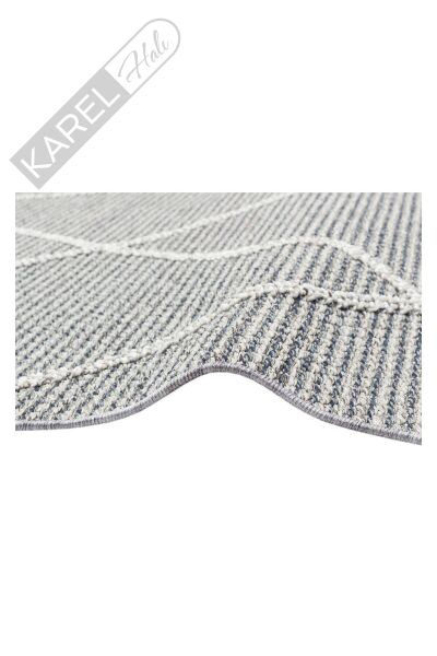SOHO SH 02 GREY Hav Toz Vermez Hasır Dokuma Modern Makine Halısı