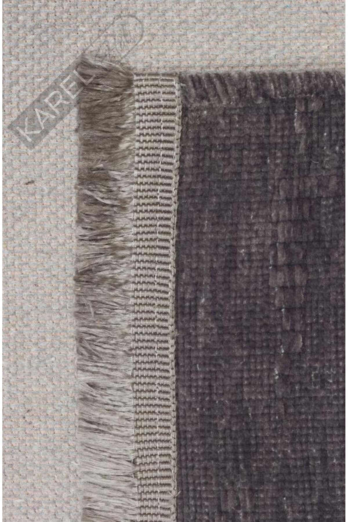 LIZA KILIM LIZ 02 ANTRASIT Hav Toz Vermez Kaymaz Tabanlı Yıkanabilir Düz Renk Kilim