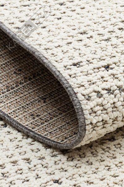 SOHO SH 13 CREAM GREY Hav Toz Vermez Hasır Dokuma Modern Makine Halısı
