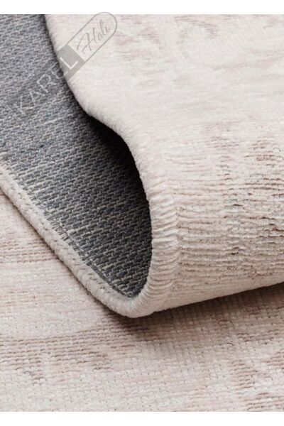 LIZA KILIM XW LIZ 03 WHITE XW Hav Toz Vermez Kaymaz Tabanlı Yıkanabilir Düz Renk Kilim