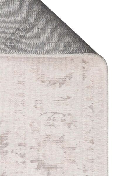 LIZA KILIM XW LIZ 03 WHITE XW Hav Toz Vermez Kaymaz Tabanlı Yıkanabilir Düz Renk Kilim