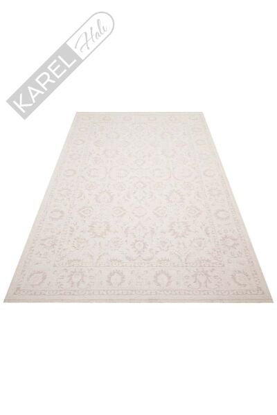 LIZA KILIM XW LIZ 03 WHITE XW Hav Toz Vermez Kaymaz Tabanlı Yıkanabilir Düz Renk Kilim