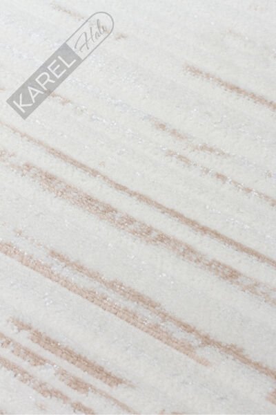 NORA NOR 03 BEIGE Hav Toz Vermez Yıkanabilir Kaymaz İnce Dokuma Modern Halı