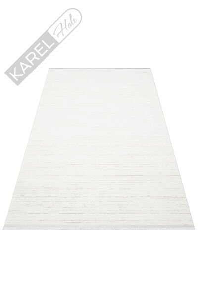 NORA NOR 03 BEIGE Hav Toz Vermez Yıkanabilir Kaymaz İnce Dokuma Modern Halı