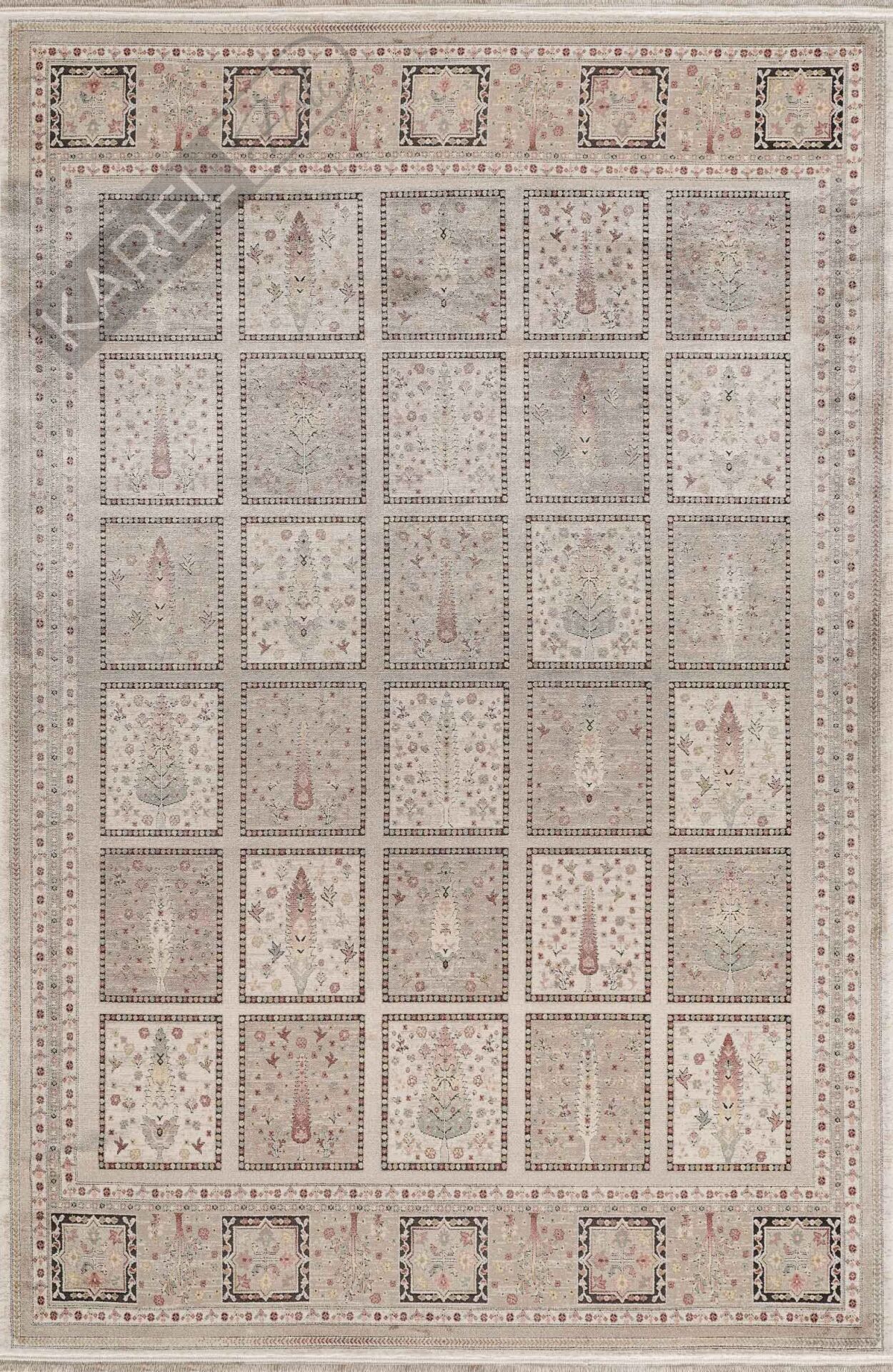 Atlas Hali Degrade DG01A Koleksiyonu Viskon Etnik Halı