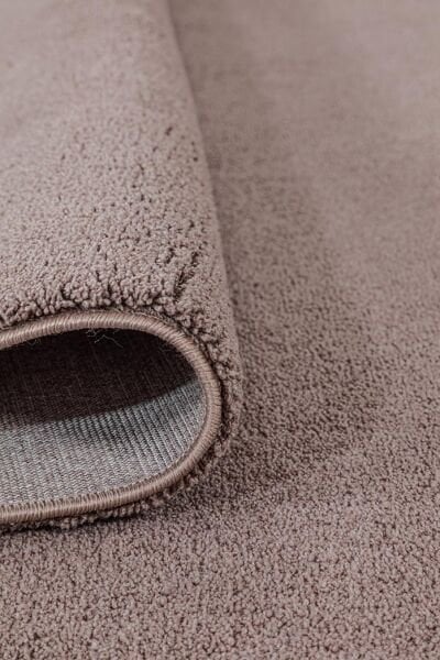 İpek Halı 3402A Polyester Düz Renk Halı