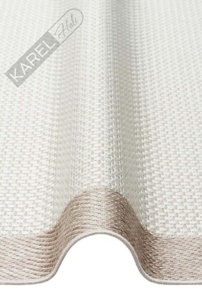 MONO MNO 05 CREAM BEIGE Hav Toz Vermez Kaymaz Tabanlı İnce Halı