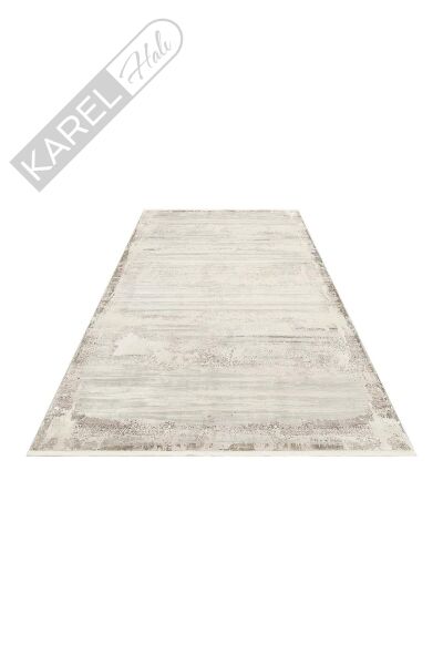 PALMIRA PLM 02 CREAM GREY Yüksek Kaliteli Sık Dokuma Modern Salon Halısı