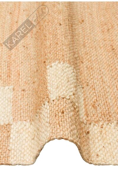 ECHO ECH 13 NATURAL WHITE XW Jüt ile Üretilen El Dokuma Sisal Kilim