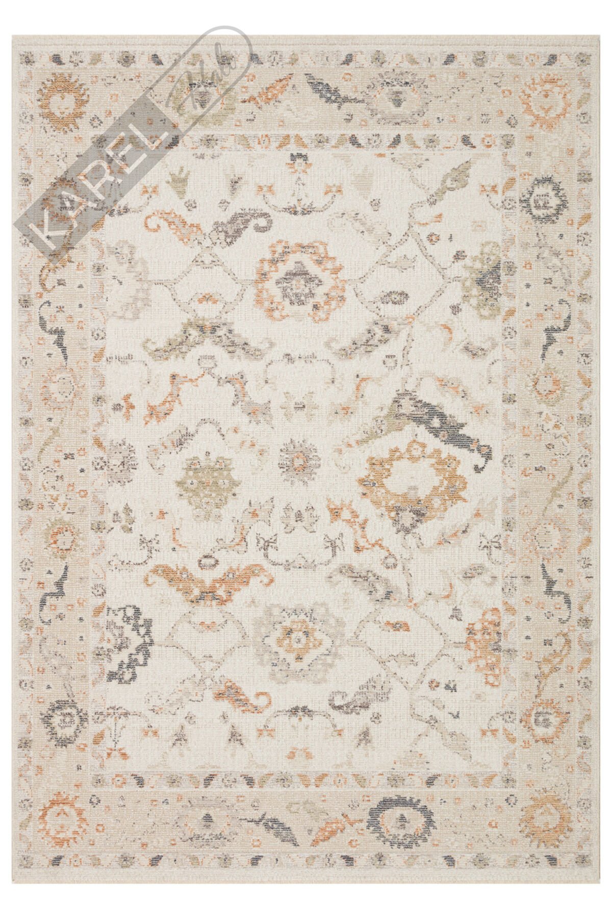 SAHARA SHA 05 CREAM BEIGE Hav Toz Vermez Yumuşak Tuşeli Modern Makine Halısı