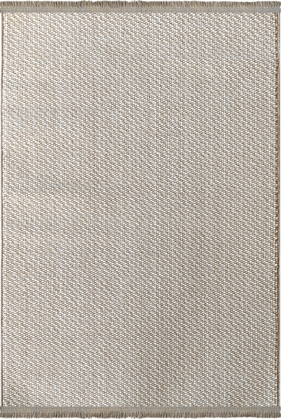 Woolen Halı Tual Koleksiyonu 8401 Bej Mikrofiber Polyester İskandinav Desen Bukle Halı