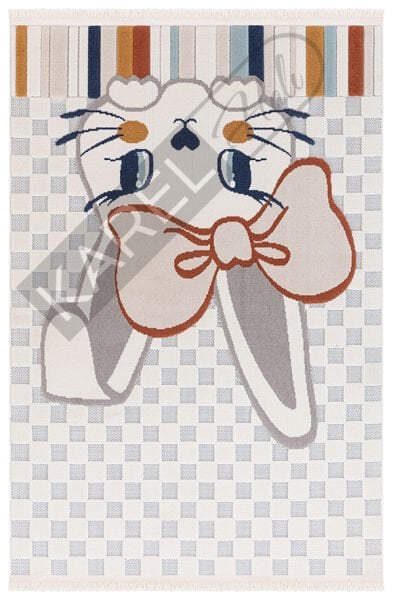 İpek Mekik Halı Risby Kids 1812A Antialerjik Tozumaz Cocuk Halısı