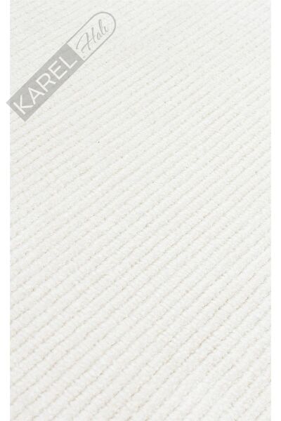 NAPOLI NAP 02 CREAM Sade Desenli Modern Sık Dokuma Makine Halısı