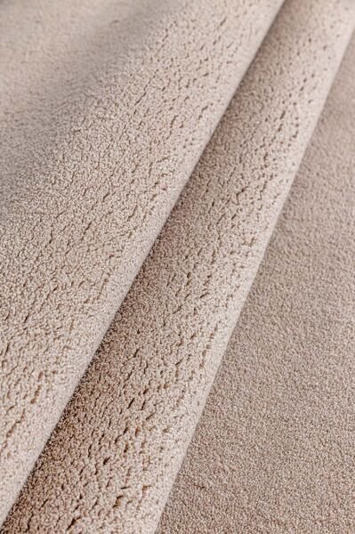 İpek Halı 3400A Polyester Düz Renk Pelus Halı