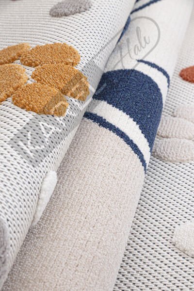 İpek Mekik Halı Risby Kids 1814A Antialerjik Tozumaz Cocuk Halısı