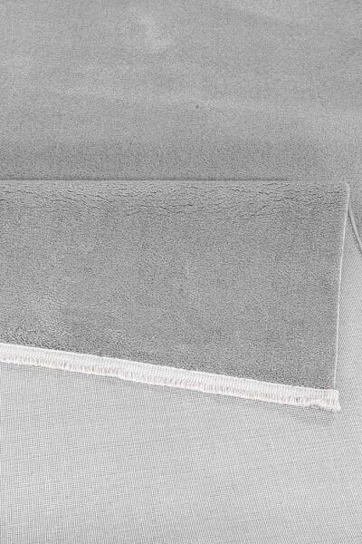 İpek Halı 3403A Polyester Düz Renk Pelus Halı