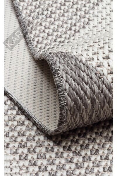 MONO MNO 03 GREY Hav Toz Vermez Kaymaz Tabanlı İnce Halı