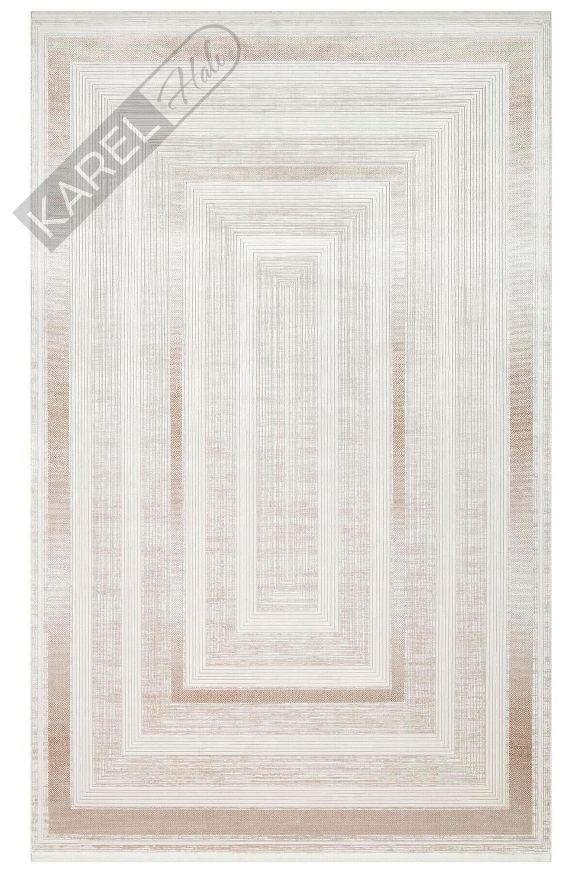 MAHAL MHL 13 CREAM BEIGE Klasik Desenli Yüksek Kalite Sık Dokuma Salon Halısı