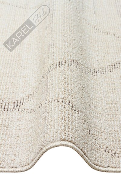 SAHARA SHA 03 CREAM GREY Hav Toz Vermez Yumuşak Tuşeli Modern Makine Halısı