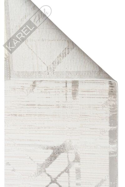 PADONA PDN 02 CREAM GREY  Extra Yumuşak Dokulu Sık Dokuma Modern Desenlere Sahip Şık Salon Halısı