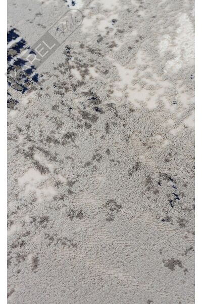 PADONA PDN 06 GREY NAVY  Extra Yumuşak Dokulu Sık Dokuma Modern Desenlere Sahip Şık Salon Halısı