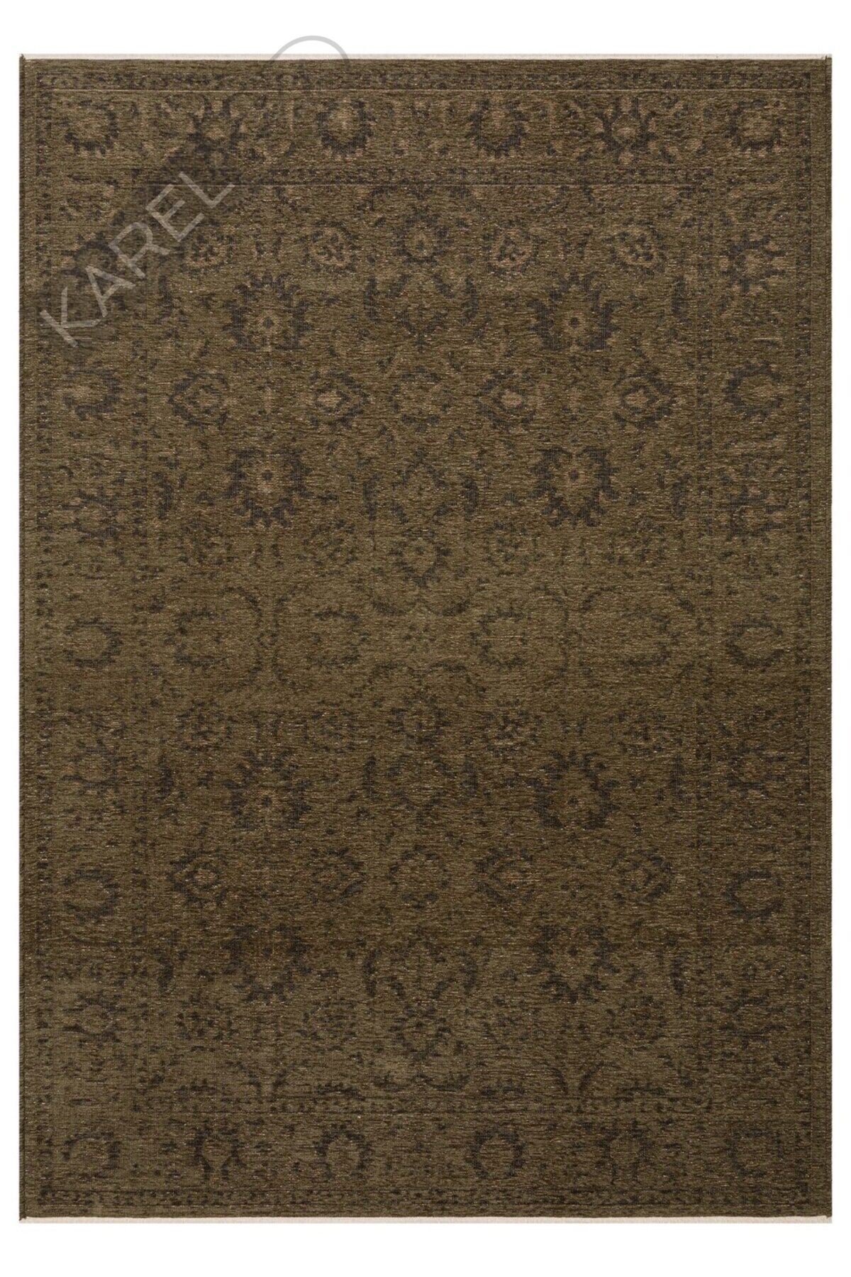 LIZA KILIM XW LIZ 03 GREEN XW Hav Toz Vermez Kaymaz Tabanlı Yıkanabilir Düz Renk Kilim