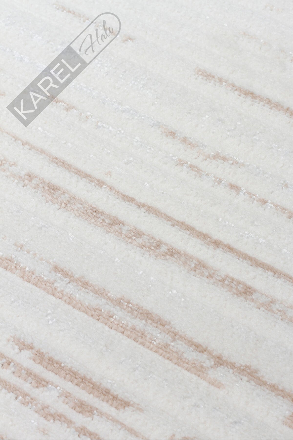 NORA NOR 03 BEIGE Hav Toz Vermez Yıkanabilir Kaymaz İnce Dokuma Modern Halı