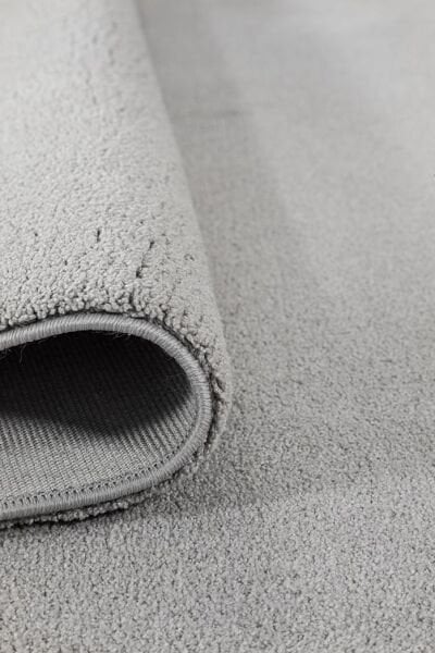 İpek Halı 3401A Polyester Düz Renk Pelus Halı