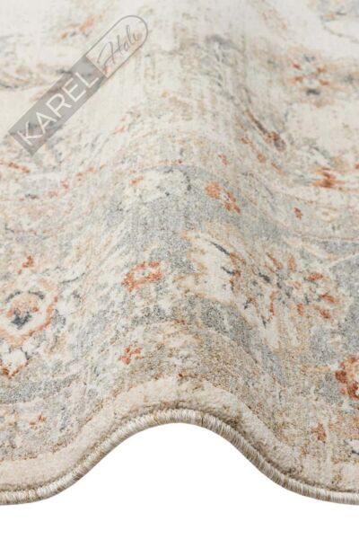 EFES EFES 04 CREAM GREY XW Hav Toz Vermez Yumuşak Tuşeli Makine Halısı