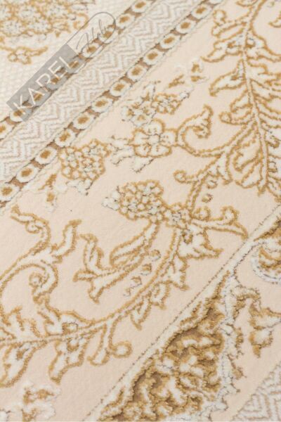 PALMIRA PLM 09 CREAM GOLD Yüksek Kaliteli Sık Dokuma Modern Salon Halısı