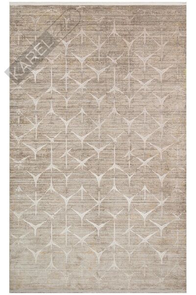 VERONA DYED VRD 06 LATTE BEIGE Overdyed Yumuşak İpeksi Tuşeli Yüksek Alçak Oymalı Modern İnce Makin