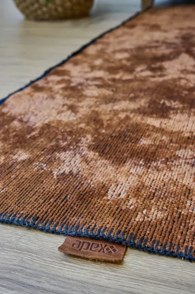 Apex Halı Hare Plus 8922 Kiremit Akrilik Kilim Yıkanabilir