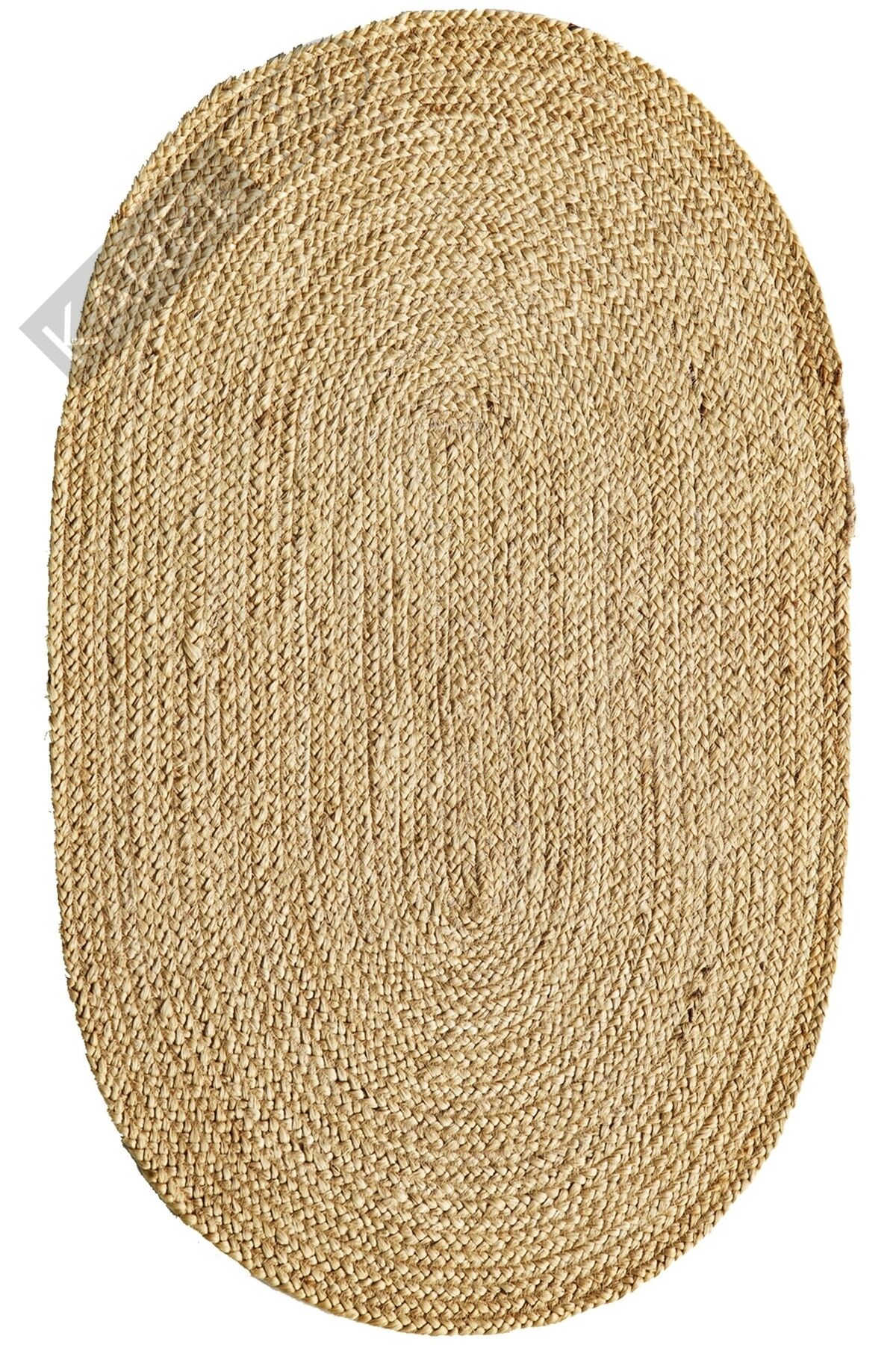 Juno Jüt Ech 01E Natural Flatweave El Dokuma Naturel Jüt Hasır Halı