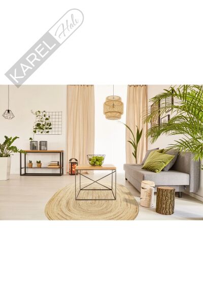Juno Jüt Ech 01E Natural Flatweave El Dokuma Naturel Jüt Hasır Halı