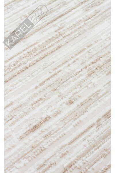 PADONA PDN 03 BEIGE Extra Yumuşak Dokulu Sık Dokuma Modern Desenlere Sahip Şık Salon Halısı