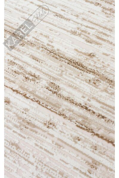 PADONA PDN 03 BEIGE Extra Yumuşak Dokulu Sık Dokuma Modern Desenlere Sahip Şık Salon Halısı