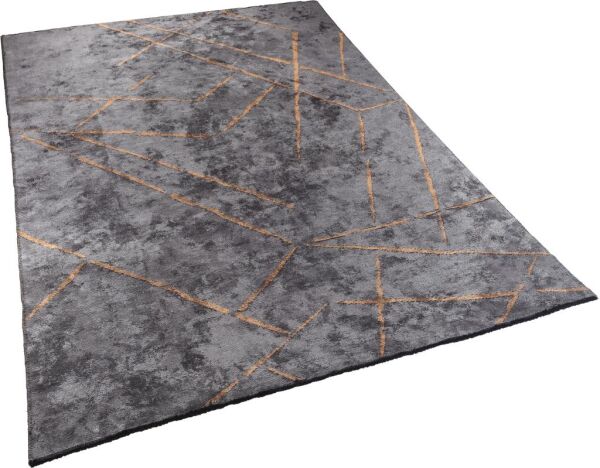 Apex Halı Hare Premium 1311 Antrasit Kiremit Akrilik Kilim Yıkanabilir