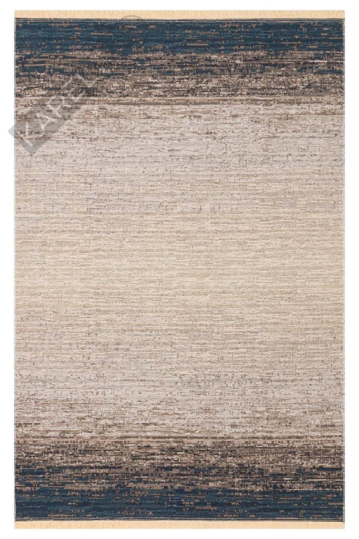 KUTNU KILIM KTN 01 MARINE BEIGE Modern Ombre Renk Geçişli Yıkanabilir Çift Taraflı Kilim