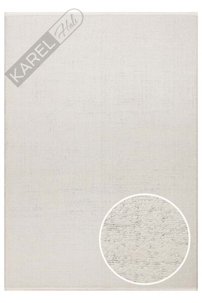 KALAHARI KLH PLAIN CREAM Özel Dokuma Tekniği ile Üretilen Modern Sade Desenli Makine Halısı