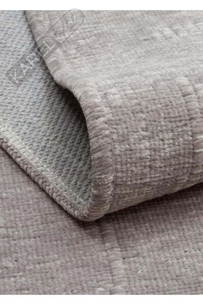 LIZA KILIM LIZ 02 GREY Hav Toz Vermez Kaymaz Tabanlı Yıkanabilir Düz Renk Kilim