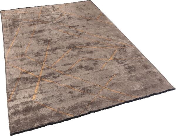 Apex Halı Hare Premium 1313 Kahve Kiremit Akrilik Kilim Yıkanabilir