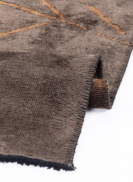 Apex Halı Hare Premium 1313 Kahve Kiremit Akrilik Kilim Yıkanabilir