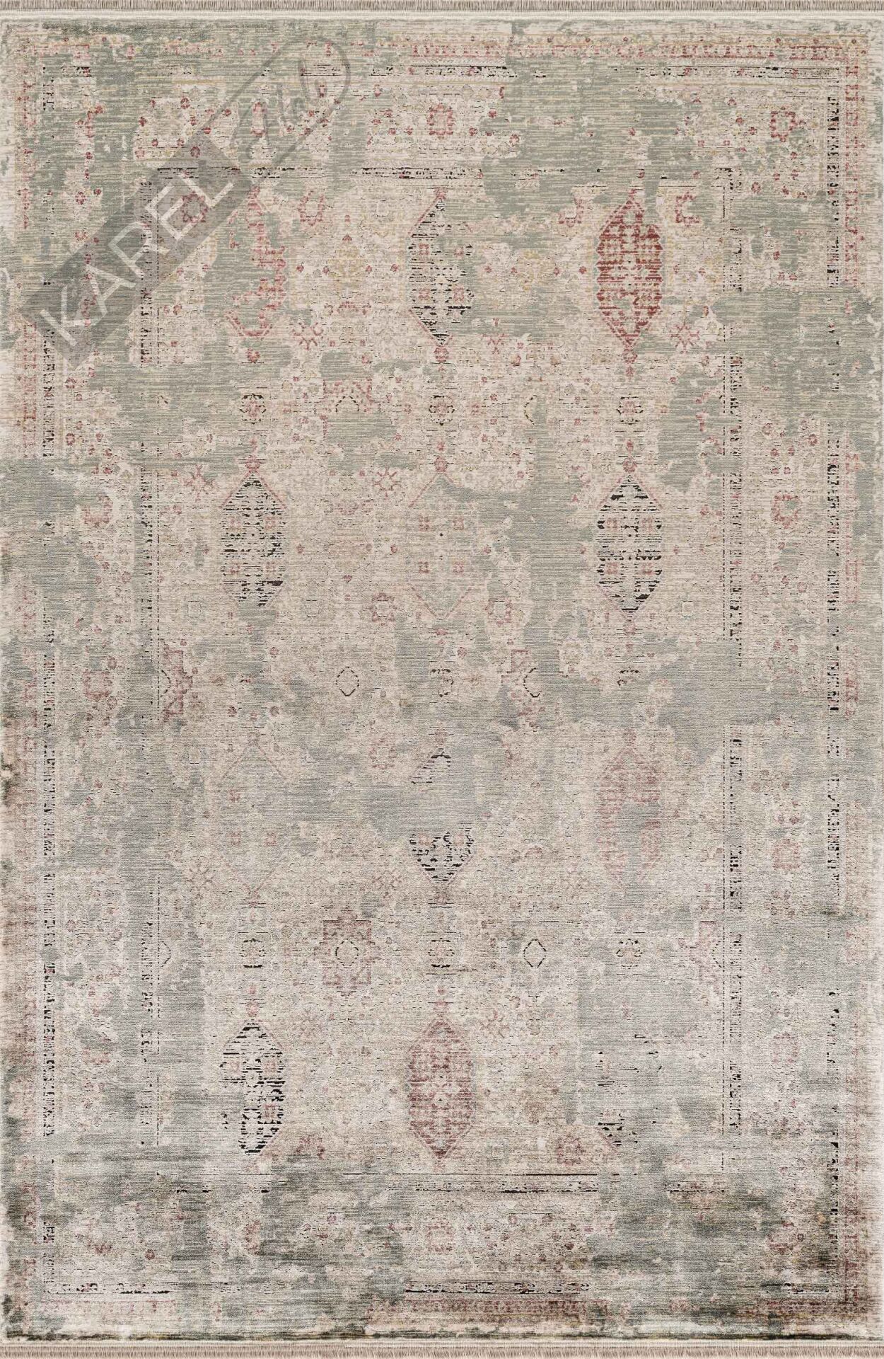 Atlas Hali Degrade DG07A Koleksiyonu Viskon Etnik Halı