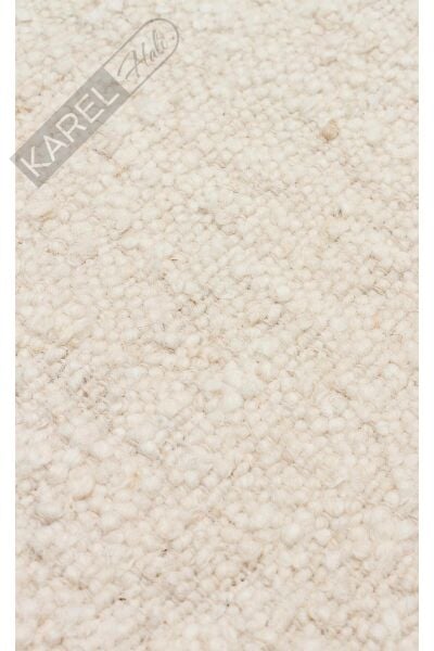 LHASA LHS 01 CREAM NATURAL  Yün ve Jüt ile Üretilen Örme El Dokuma Halı