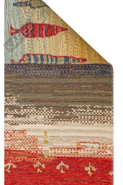 NOMAD NMD 12 TERRA Yıkanabilir, Çift Taraflı Kullanıma Uygun Yumuşak Tuşeli Otantik Kilim