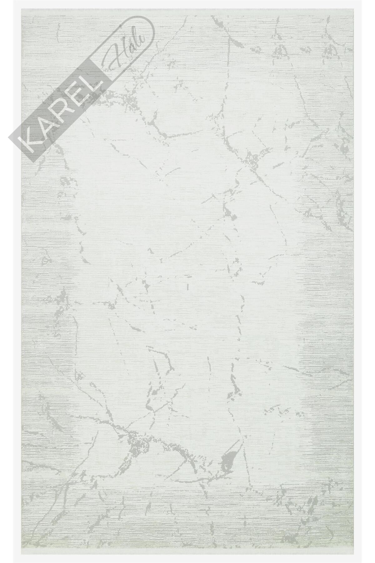 LAGOS XW LGS 20 CREAM GREY XW Hav Toz Vermez Eskitme Desenli Modern Makine Halısı