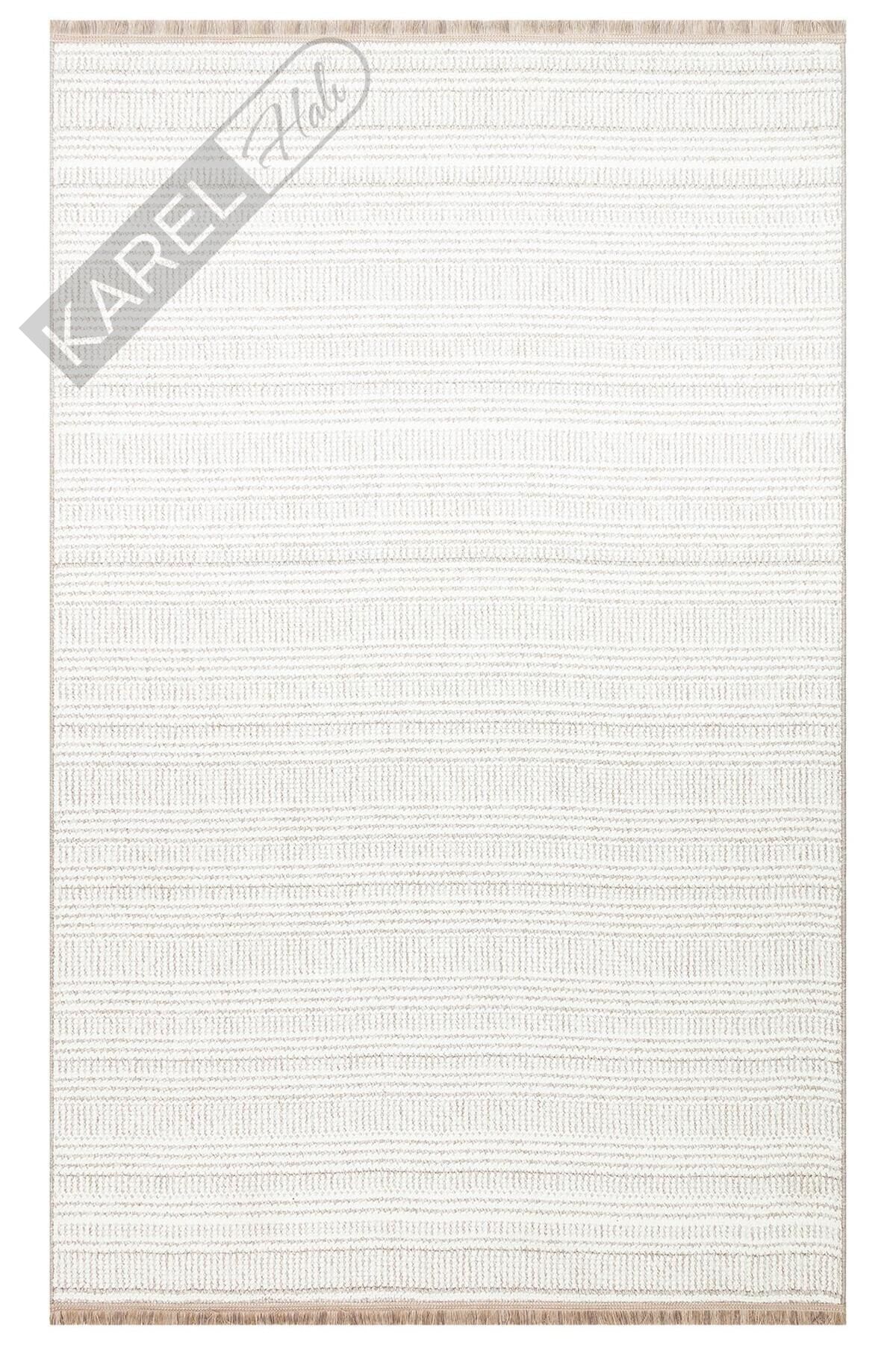 Oslo Osl 02 Whıte Grey Hav Toz Vermez Hasır Dokuma Modern Makine Halısı